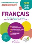 Français - CRPE 2024-2025 - 50 fiches de remise à niveau