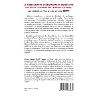 La communauté économique et monétaire des États de l'Afrique centrale (CEMAC)