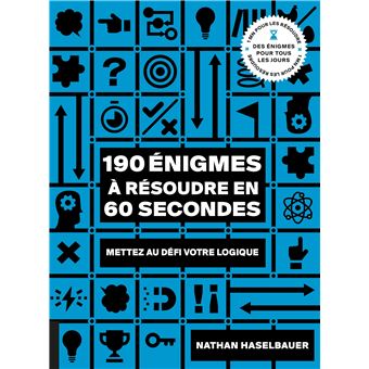 190 énigmes à résoudre en 60 secondes