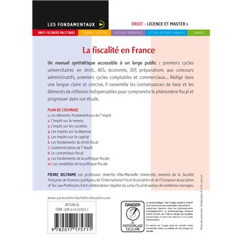 Fondamentaux  -  La fiscalité en France 2022-2023