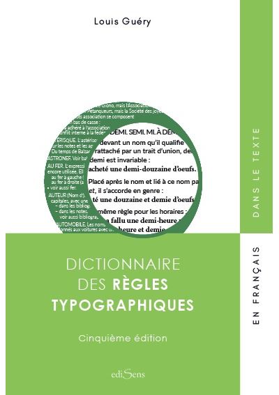 Dictionnaire des règles typographiques