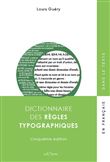 Dictionnaire des règles typographiques