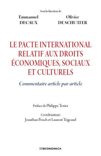 Le pacte relatif aux droits économiques sociaux et culturels