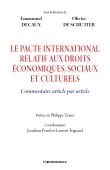 Le pacte international relatif aux droits économiques, sociaux et culturels.