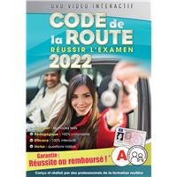 Réussissez votre code de la route : code de la route + spécial examen  (édition 2022) - Avanquest - Ma - Livre + DVD - Lucioles VIENNE