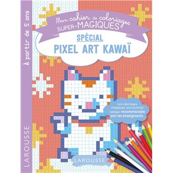 Coloriages magiques en pixel, spécial Chiffres Kawai