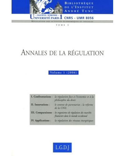 Annales de la régulation - Collectif - broché