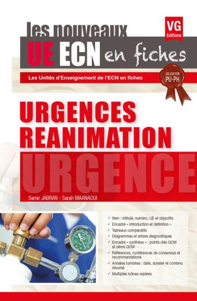 Urgences, réanimation - Samir Jabran - broché
