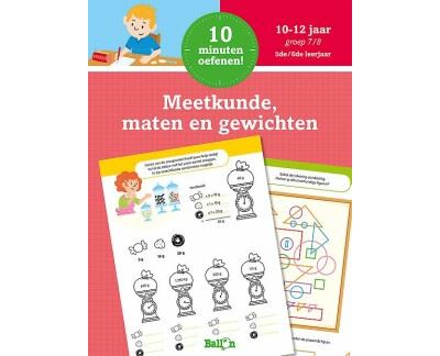 10 minuutjes oefenen - Meetkunde, maten en gewichten