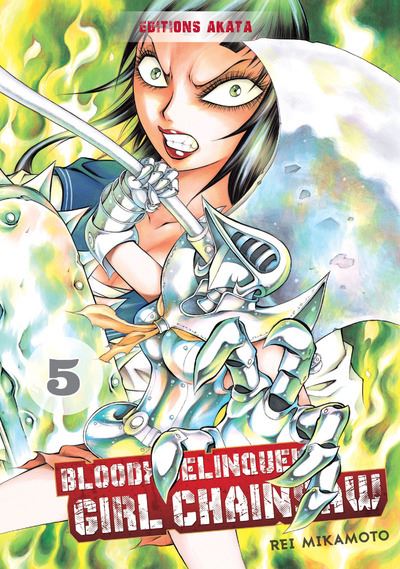 Bloody Delinquent Girl Chainsaw