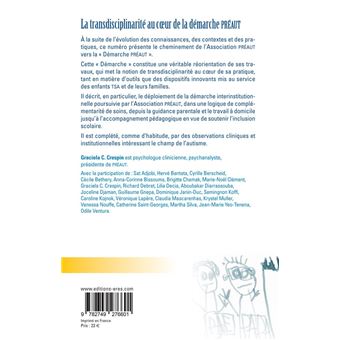 Les cahiers de Préaut 19 - La transdisciplinarité au cœur de la démarche Préaut