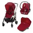 Poussette Trio Loola Excel Bebe Confort Raspberry Red Produits Bebes Fnac