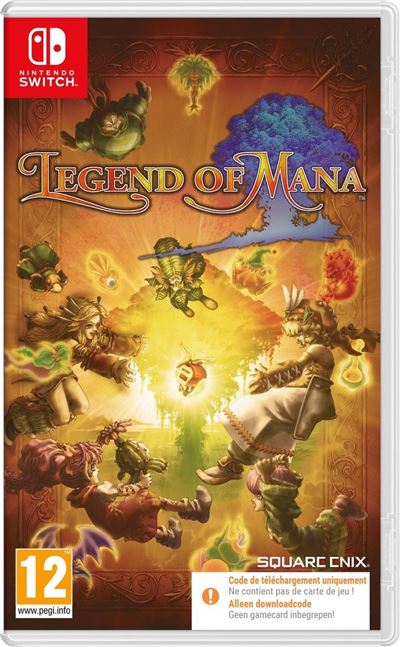 Fib-Rms-Be Legend Of Mana - Code In Box Fr/Nl Switch