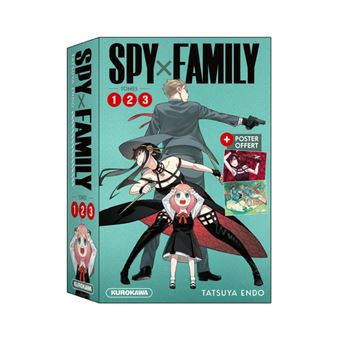 COFFRET - Spy x Family - tomes 1-2-3 + poster