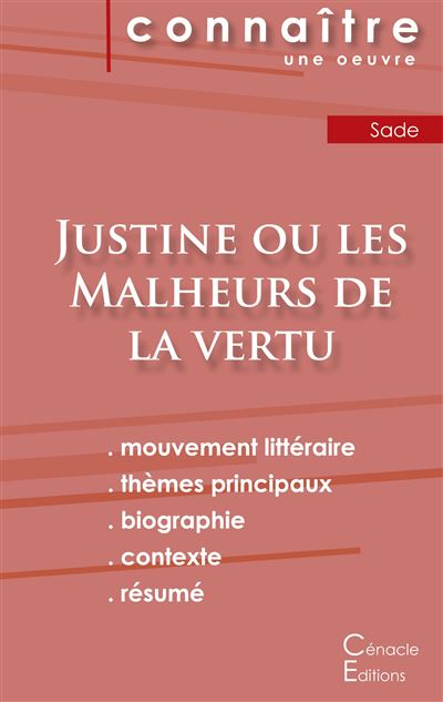 Fiche de lecture justine ou les malheurs de la vertu analyse