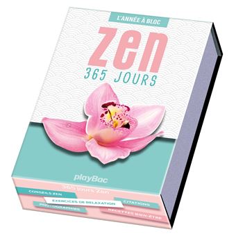 Mini calendrier - 365 jours zen en famille - Playbac