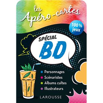 LES APERO-CARTES 100% JEUX SPECIAL POP CULTURE, Larousse pas cher 