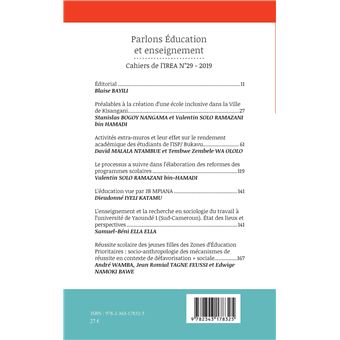 Parlons Education et enseignement