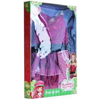 Pantacourt (corsaire) Charlotte Aux Fraises Pour Fille - Taille 6 Ans - 100% Coton Gris - Occasion TB