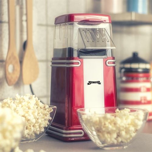 Non Communiqué Rood Gadgy Retro Popcorn Maker (Small)