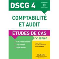 DSCG 4 - Comptabilité et audit - 5e éd. - Etudes de cas