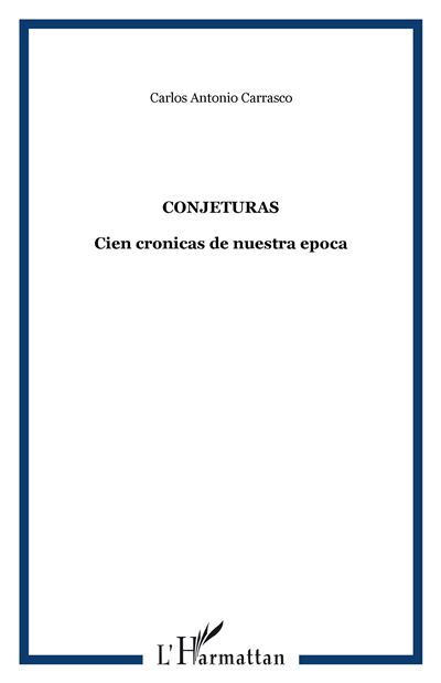 Conjeturas - Antonio Carrasco Carlos - broché