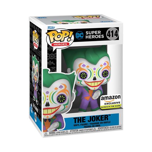 FUNKO HEROES: DIA DE LOS DC-THE JOKER (GLOW IN THE DARK)