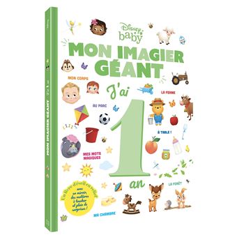 DISNEY BABY - Mon imagier géant - J'ai 1 an