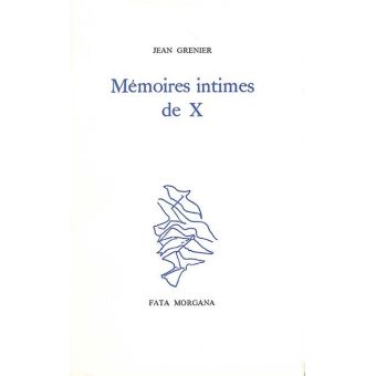 Mémoires intimes de X