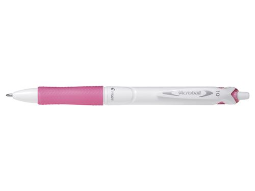 Pilot Rose Stylo Bille Acroball Pure White Begreen Pointe Moyenne - Image 2