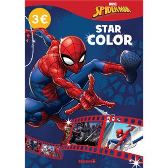 Marvel Spider-Man - Star Color - (Spider-Man fond bleu)