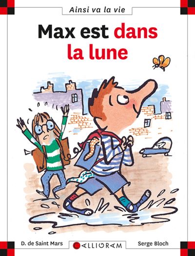 N°47 Max est dans la lune - DOMINIQUE SAINT MARS (DE) - cartonné