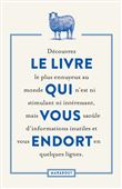 Le livre qui vous endort