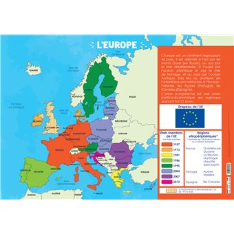 Les posters de l'école : Le Monde et l'Europe