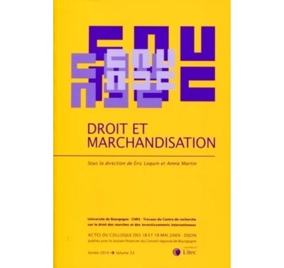Droit et marchandisation -  Credimi - broché