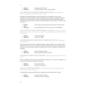 Dictionnaire des expressions idiomatiques courantes en français, anglais et allemand