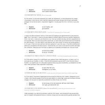 Dictionnaire des expressions idiomatiques courantes en français, anglais et allemand