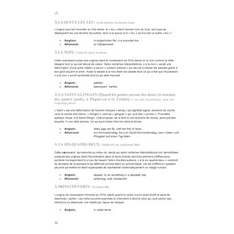 Dictionnaire des expressions idiomatiques courantes en français, anglais et allemand
