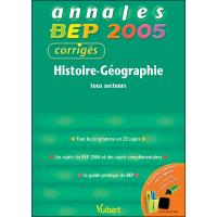 Annales CAP BEP Histoire-Géographie tous secteurs