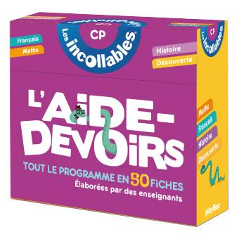 Les Incollables Incollables L Aide Devoirs Cp Tout Le Programme En 50 Fiches Collectif Broche Achat Livre Fnac