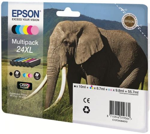 Pack de Cartouche d'encre Epson Elephant 6 couleurs XL