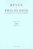 Revue de philologie, de littérature et d'histoire anciennes volume 77