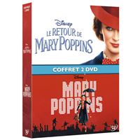 Coffret Mary Poppins et Le retour de Mary Poppins DVD