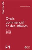 Droit commercial et des affaires 2023