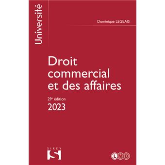Droit commercial et des affaires 2023
