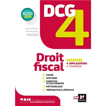 DCG 4 - Droit fiscal - Manuel et applications