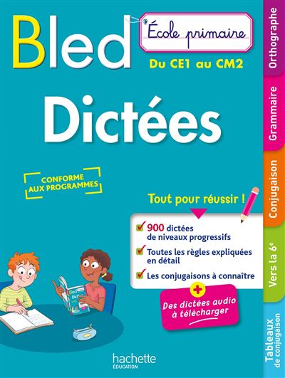 Bled 900 Dictées Primaire
