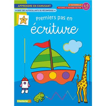 Premiers pas en écriture - Apprendre en s'amusant (4-5 ans). Autocollants récompense