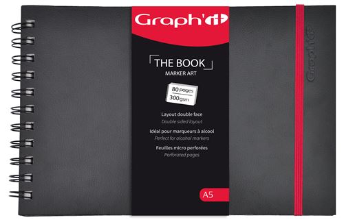 Bloc Graph’it The Book format A5 Blanc