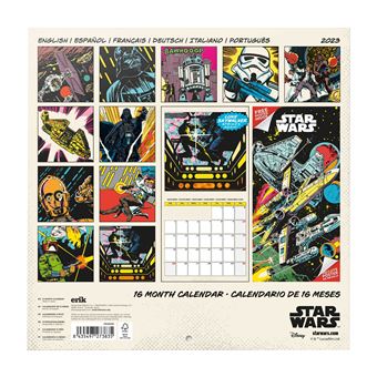 Calendrier mural 2023 Star Wars Classic